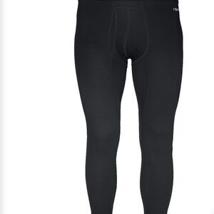Carhartt Force Midweight Waffle Base Layer Pants - Black
